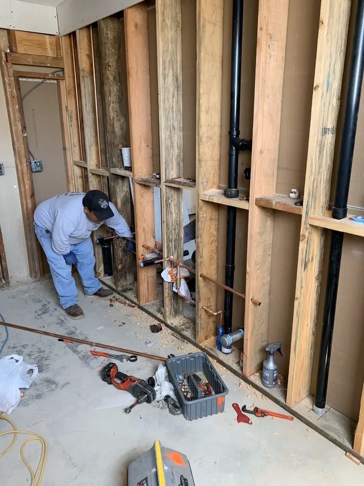 Commercial rough-in plumbing for Gas Line Repair in Lower College Heights
